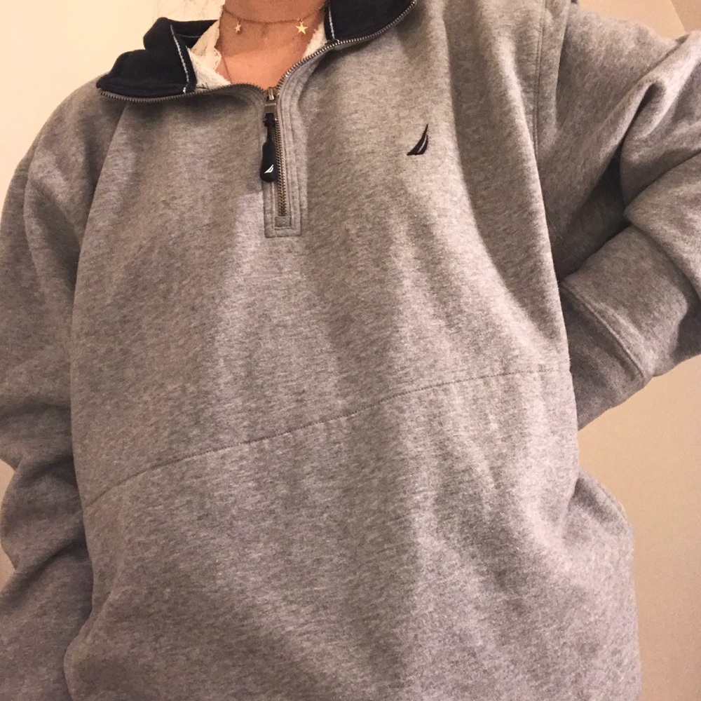 Grey Nautica Half Zip